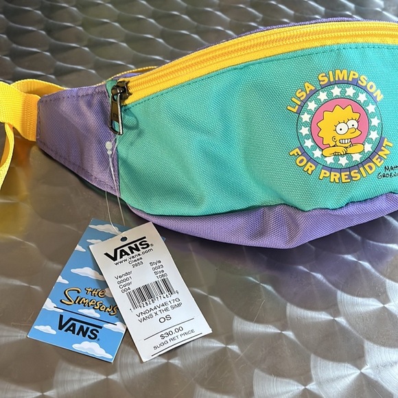 NWT Vans x Simpson Lisa For President Waist Belt Bag